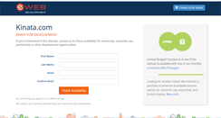 Desktop Screenshot of kinata.com